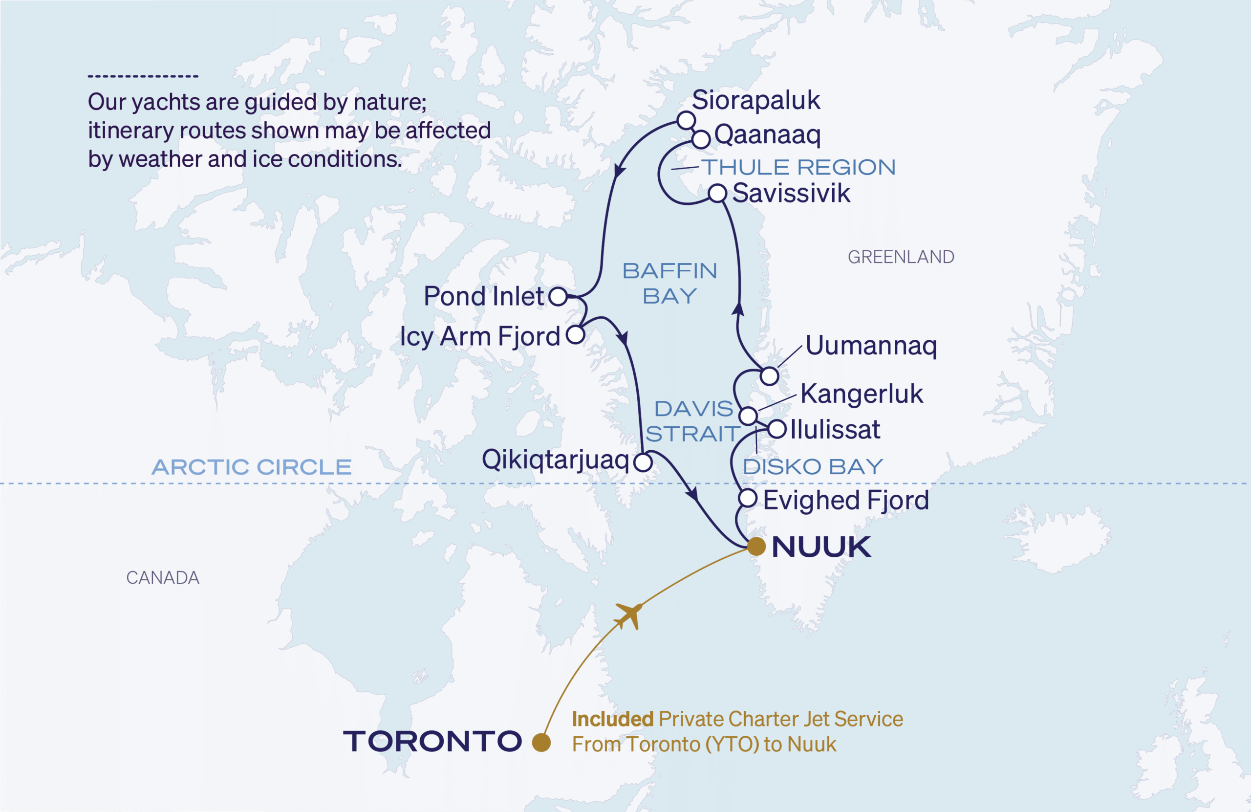Map for Nuuk Roundtrip