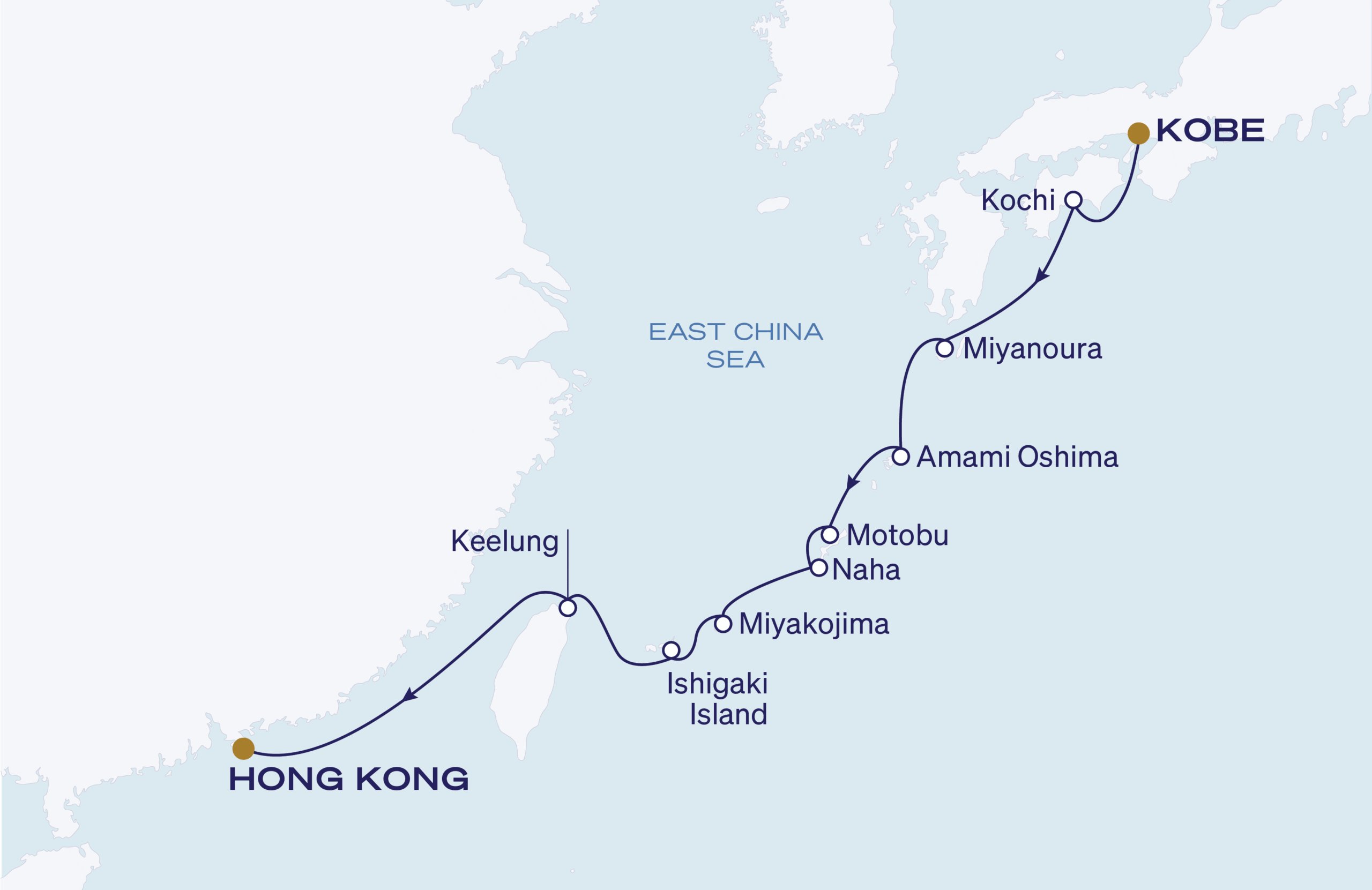 Map for Dynasties & Rising Suns: Japan & China