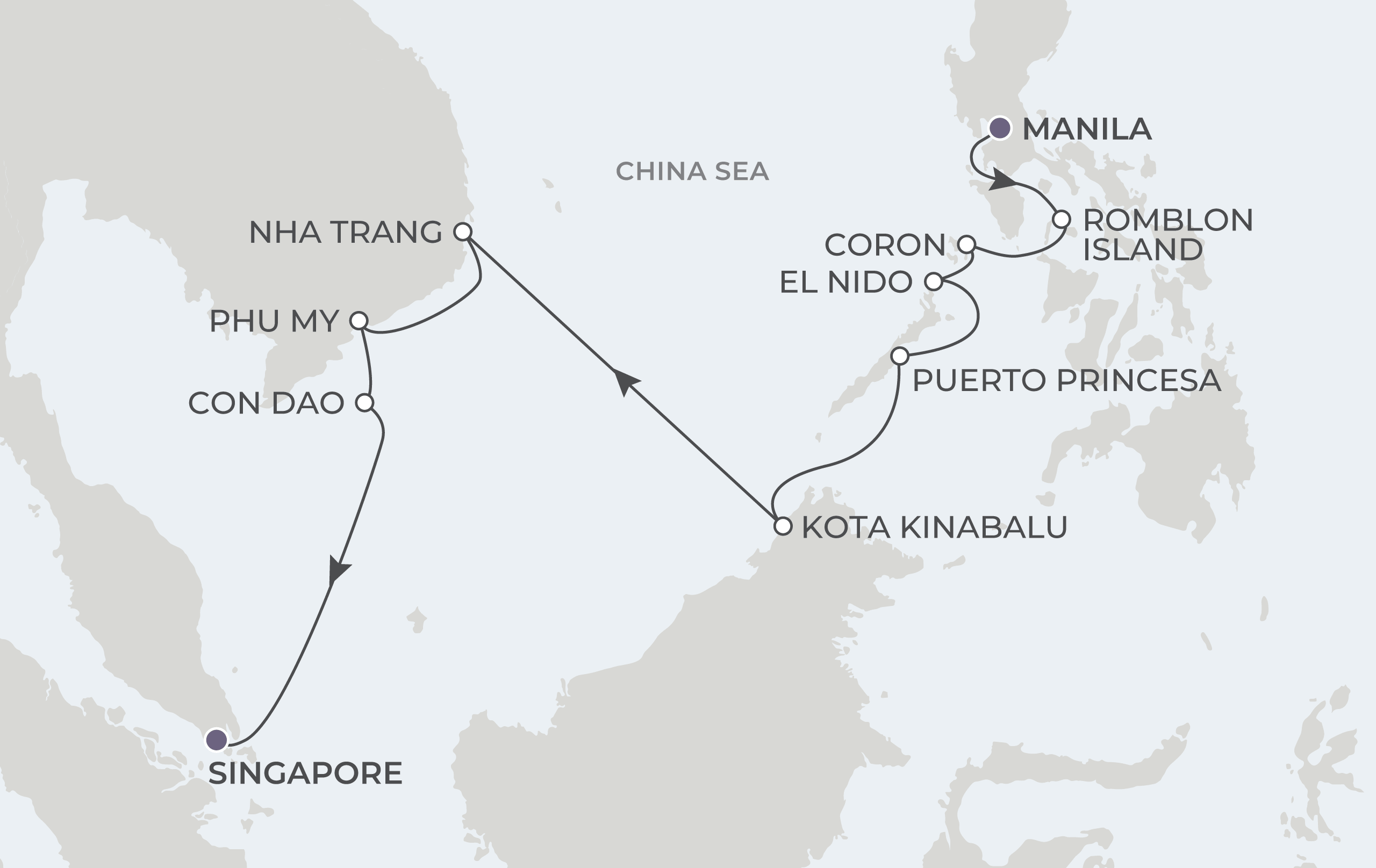 Map for The Coral Triangle: Vietnam & Philippines