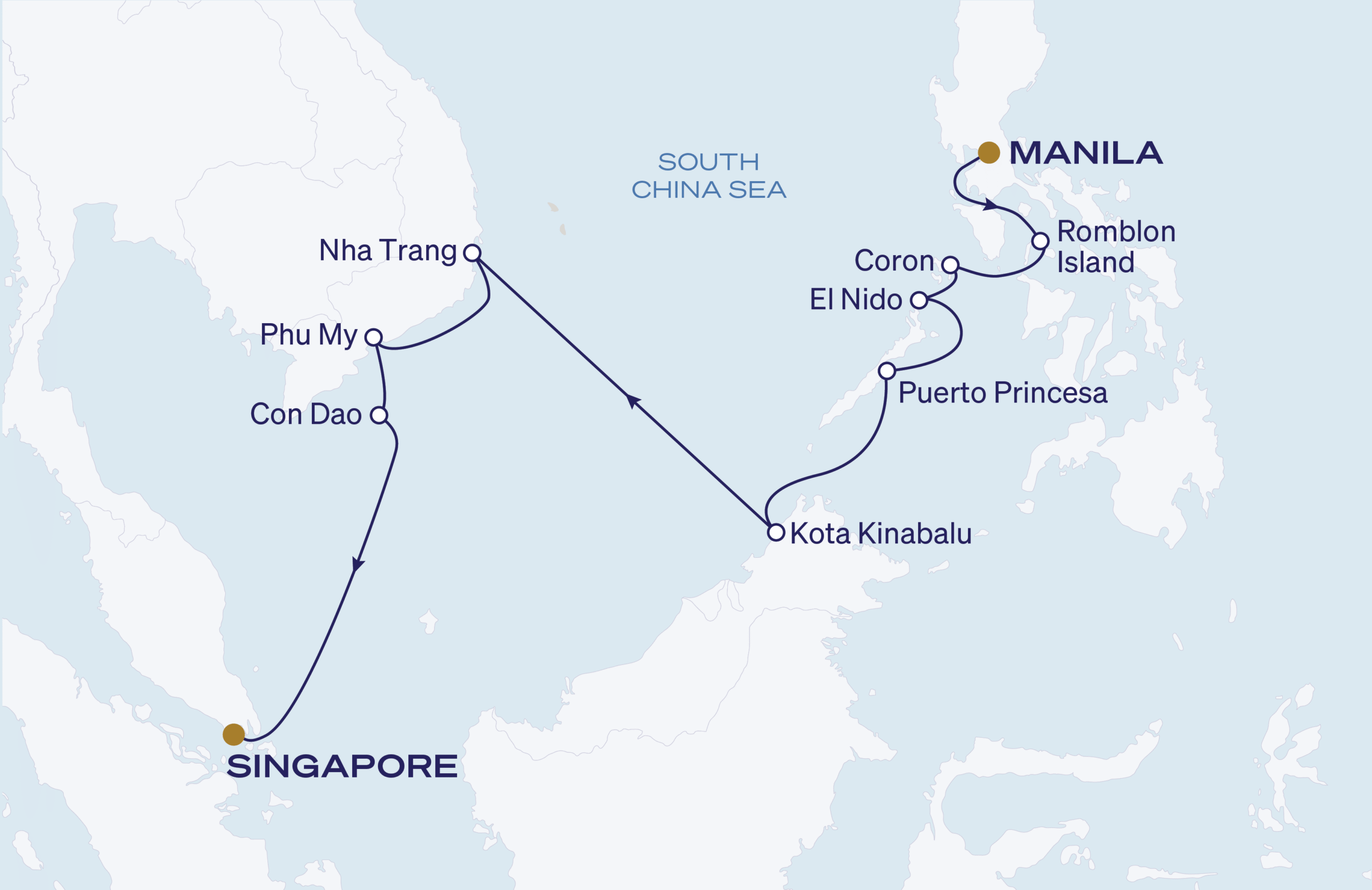Map for The Coral Triangle: Vietnam & Philippines